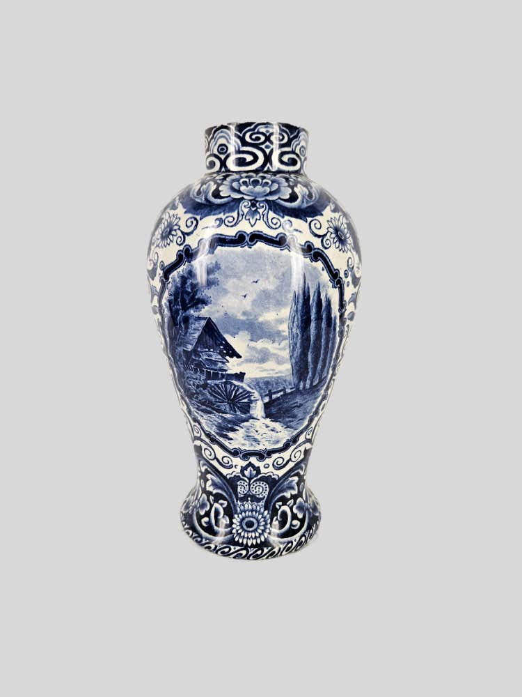 Vaas Delftsblauw groot