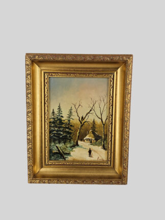 Schilderij Winterlandschap – Bakker