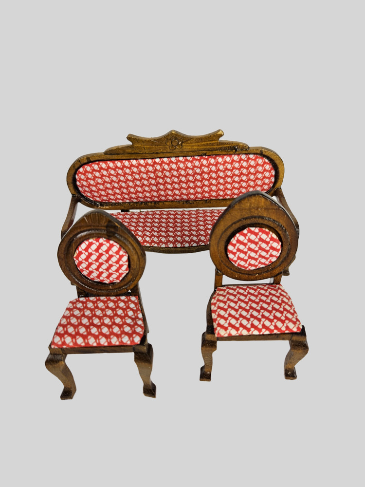 Poppenhuis woonkamerset