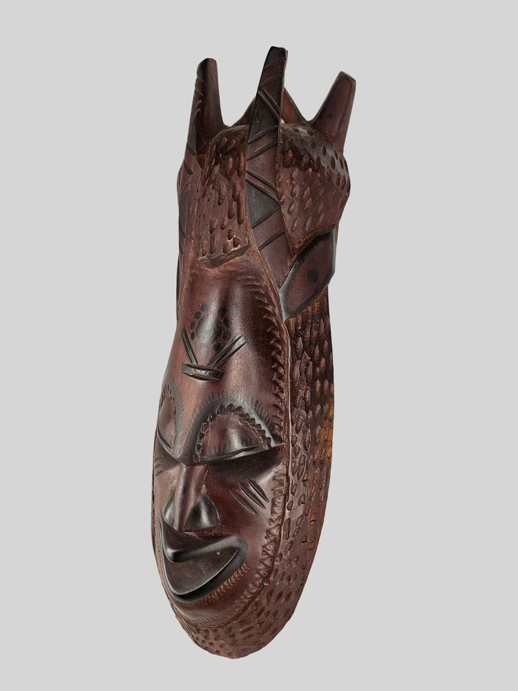 Afrikaans Masker Hout - Afbeelding 3