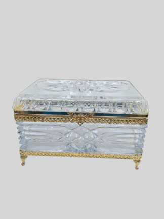 Sieradenkistje lood kristal UNIEK