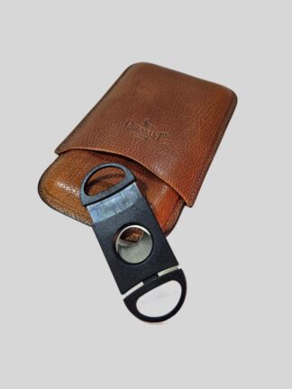 Pheasant lederen sigaren etui