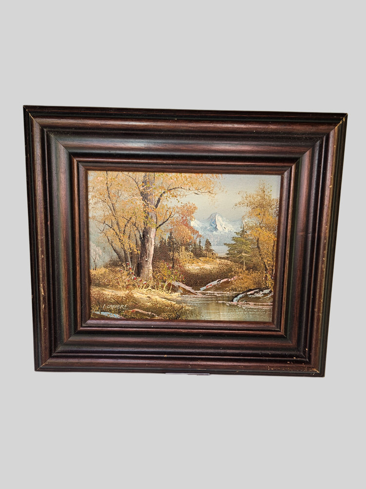 Olieverf Herfst landschap