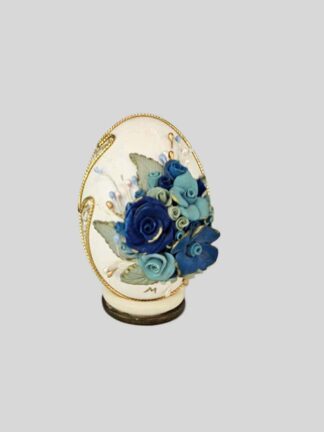 Vintage versierd ganzen ei UNIEK