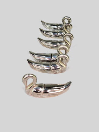 messenleggers zwaan Verzilverd